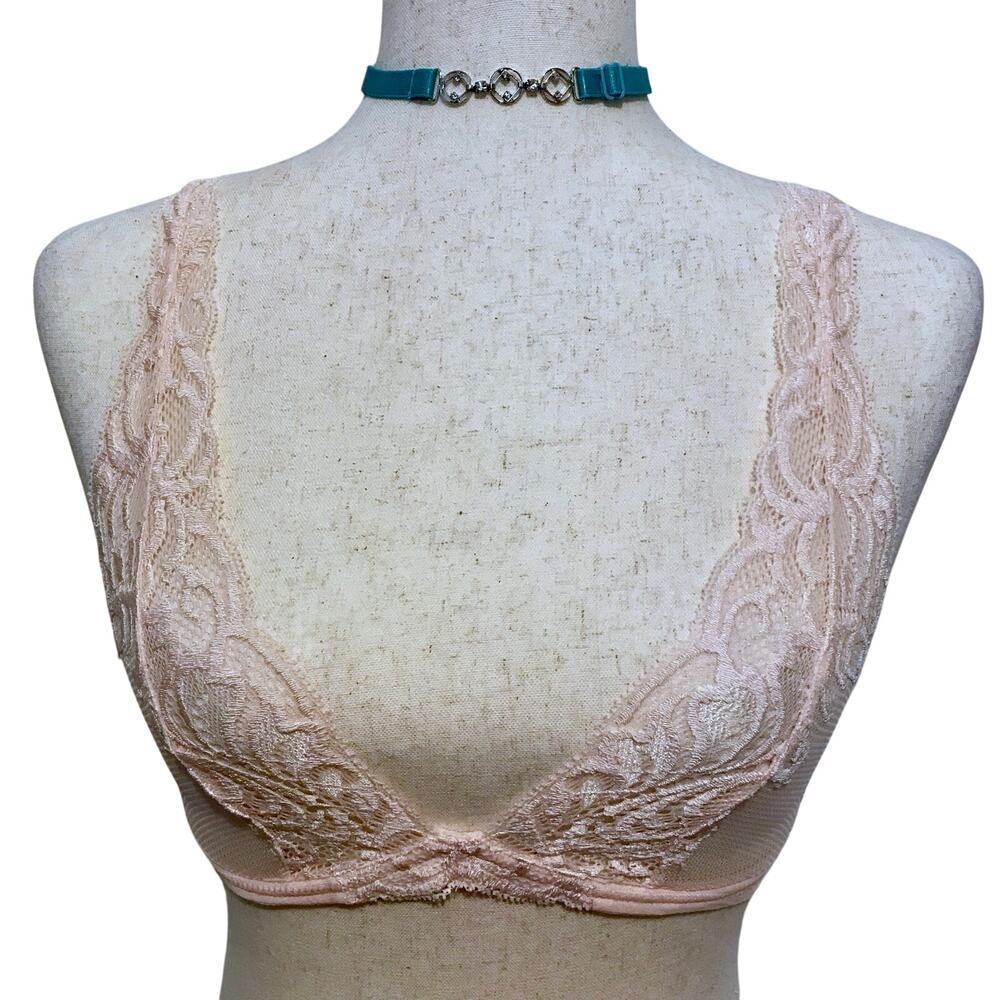 Natori NWT Multi Convertible Baby Pink Bra Women 32B/C